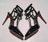 Christian Louboutin Maravilla 100 Black Patent Heels