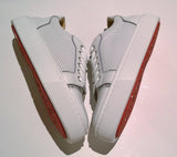 Christian Louboutin Vieirissima Perforated White Leather Sneakers Vierissima Trainers