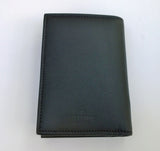 Valentino Garavani Rockstud Men's Wallet in Black and Green Leather Card Wallet Case