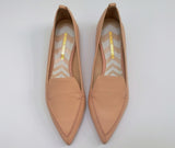 Nicholas Kirkwood Powder Peach Pink Leather Beya Loafers Flats