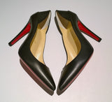 Christian Louboutin Maastrict 100 Black Leather Heels