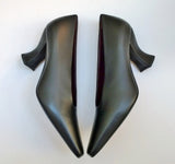 Bottega Veneta Black Leather Almond Heels