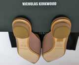 Nicholas Kirkwood Beya Loafers in Lilac Pink Leather Flats Slides
