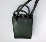 Balenciaga x Simpsons Black Leather Phone Bag Crossbody Purse