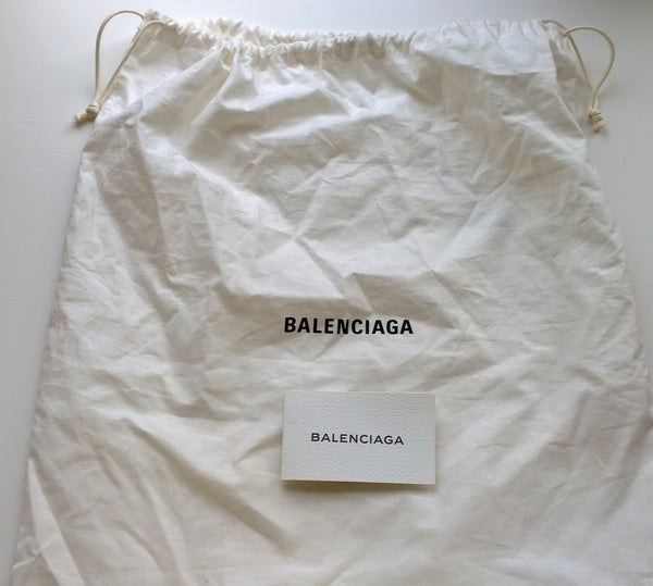 Balenciaga BB Grey Leather Paris Charm Bracelet Bag
