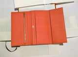 Hermès Bearn Verso Tri Fold Wallet Rouge Casaque Flamingo Portefeuille 2 Plis Bico Lore Veau Epsom New