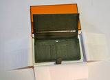 Hermès Bearn Wallet Black Leather Soufflet Veau Epsom Noir Purse Bi-fold New Portefeuille