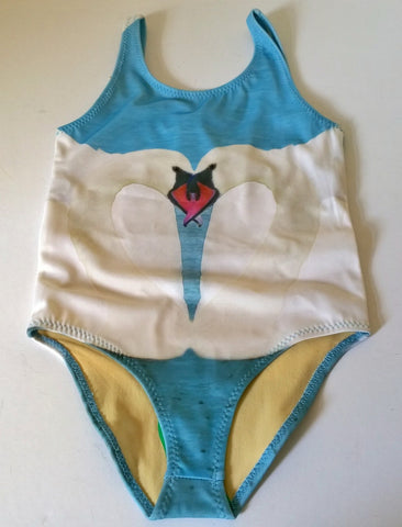 PopUpShop Swans Swimsuit for Girls