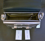 Proenza Schouler PS 11 Silver Embossed Leather Bag Crossbody Purse