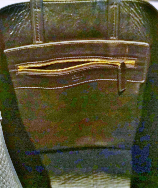 Celine Shopper Tote Cabas Python Black Leather Sale Purse Discount Bag