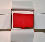 Hermès  Bearn Mini Wallet in Casaque Red Epsom Calfskin