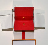 Hermès  Bearn Mini Wallet in Casaque Red Epsom Calfskin