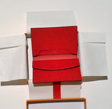 Hermès  Bearn Mini Wallet in Casaque Red Epsom Calfskin