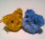 Shrimps Jerry Mustard Yellow Faux Fur Key Chain Bag Charm Discount Accessories