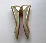 Christian Louboutin Neoflat Dentelle Resille Gold Mesh