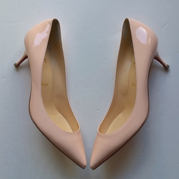 Christian Louboutin Pigalle Follies Pink Patent 55 Heels