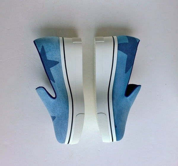 Stella McCartney Binx Denim sneakers loafers vegan
