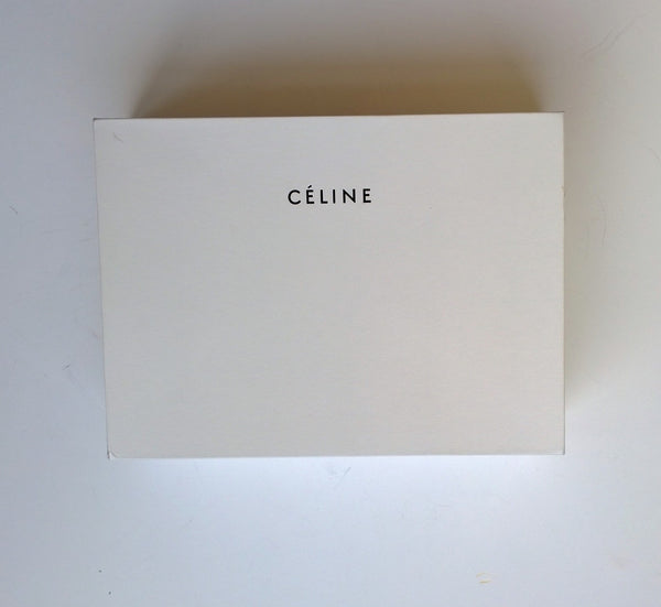 Celine Large Zipped Wallet in black and pink leather