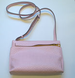 Loewe T Pouch mini Crossbody embossed leather stamp Bag in Pink