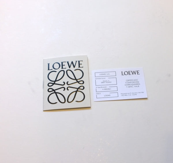 Loewe T Pouch mini Crossbody embossed leather stamp Bag in Pink