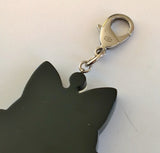 Chanel Choupette Glitter Key Ring Bag Charm