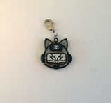 Chanel Choupette Glitter Key Ring Bag Charm