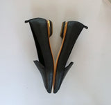Nicholas Kirkwood Beya Black Leather Loafers flats shoes