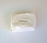 Balenciaga BB Lock Round Large Black Leather Embroidery Medium Bag