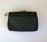 Balenciaga BB Lock Round Large Black Leather Embroidery Medium Bag