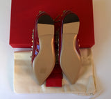 Valentino Garavani Dark Red Patent Flats sale pumps burgundy rubino shoes