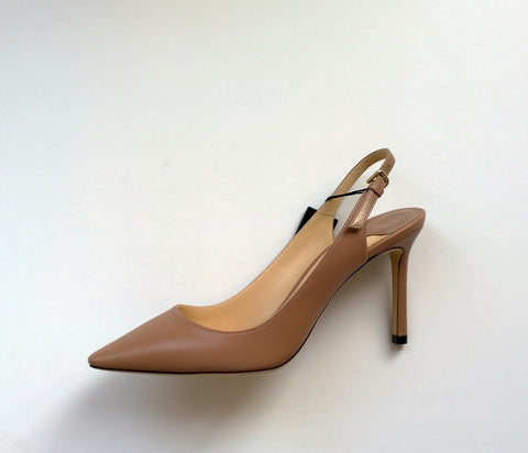 Jimmy Choo Erin Slingback Heels in Dusty Nude Ballet Pink 85