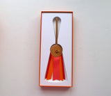 Hermès Paddock Flot Ribbon Charm Large naturel sable rose jaipur handbag tassle