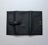 Hermès Bearn Tri Fold Black Wallet