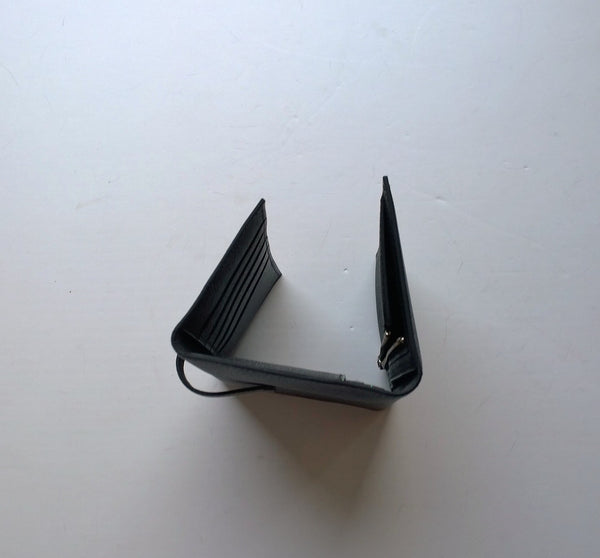 Hermès Bearn Tri Fold Black Wallet