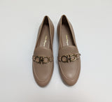 Ferragamo Trifoglio Stone Leather Loafers Flats
