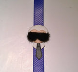 Fendi Karlito Strap You Bag Strap Blue Python Fur