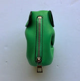 Loewe Green Leather Elephant Coin Purse