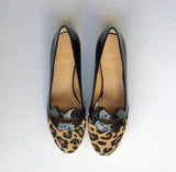 Charlotte Olympia Bisoux Patent Leather and Pony Flats Sale Shoes
