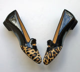 Charlotte Olympia Bisoux Patent Leather and Pony Flats Sale Shoes