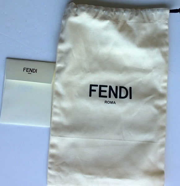 Fendi Apricot Pink Python Dark Brown Detachable Bag Strap Sale New
