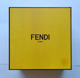 Fendi Glass Bauble Christmas Tree Decoration Monsters Black Ornament