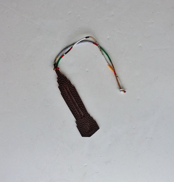 Hermès Petit H Empire State Building Bag Charm with silk cord