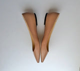 Jimmy Choo Romy Ballet Pink Leather Pointy Flats pumps nib new