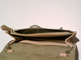 Fendi Tube Shell Pink Elaphe Bag Chain Clutch