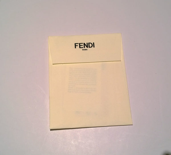 Fendi Tube Shell Pink Elaphe Bag Chain Clutch