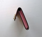 Gucci Peony Pink Leather and Pearl Clutch