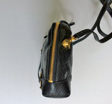 Balenciaga City Reporter Crossbody Chain Bag in Black Leather New