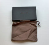 Bottega Venetta Intrecciato Black Woven Leather Wallet with Brown and Navy Color Block