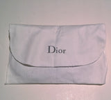 Christian Dior Saddle Black Textured Leather Coin Purse Key Pouch