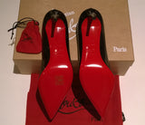 Christian Louboutin Kate 85 Black Patent Heels